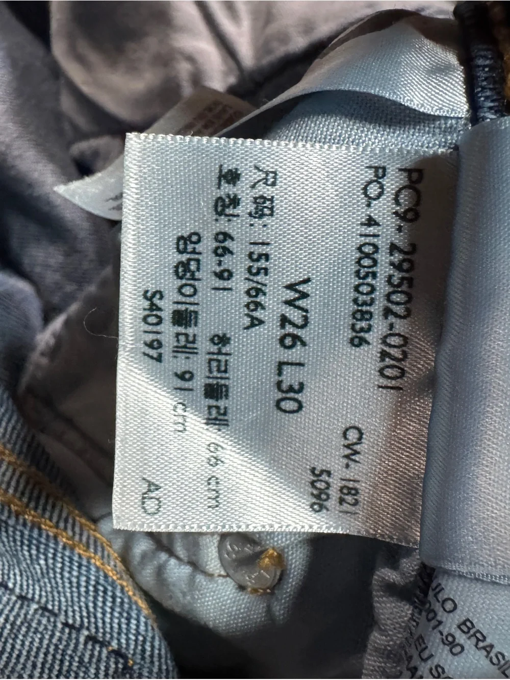 Levi’s 501S Jeans Button Fly 27X30 - Picture 8 of 8